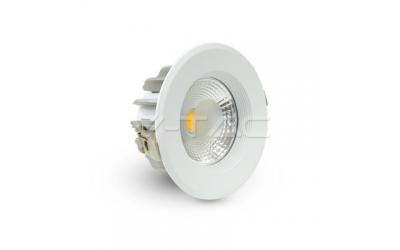 LED downlight kruh 10 W studená bílá A++ vysokosvítivé