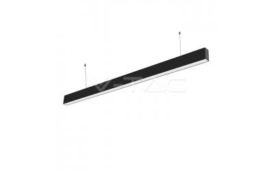 LED závěsné lineární svítidlo 40 W černé studená bílá 120 cm