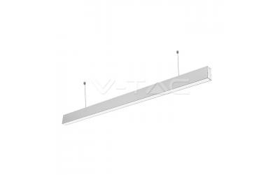 LED závěsné lineární svítidlo 40 W sivé denní bílá 120 cm