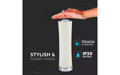 Dizajnová LED stolní lampa 18 W teplá bílá se stmíváním