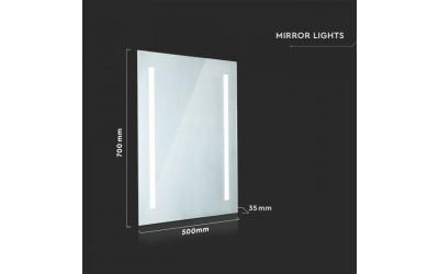 LED koupelnové zrcadlo 30W 6400K