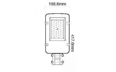 LED pouliční svítidlo 30 W denní bílá A++ s 5-letou zárukou
