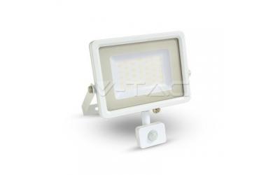 LED reflektor SLIM se senzorem 50 W studená bílá bílý