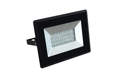 LED reflektor 30 W studená bílá černý
