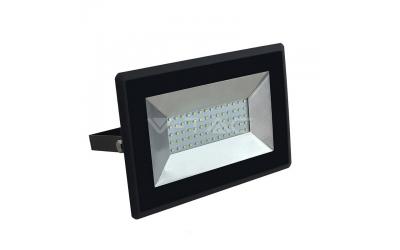 LED reflektor 50 W studená bílá černý
