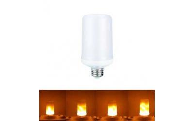 LED žárovka E27 4 W s efektem plamene