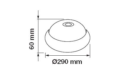 LED svítidlo s IR senzorem pohybu 12 W denní bílá IP20 plast