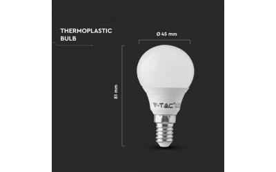 LED žárovka E14 7 W denní bílá 5 let záruka P45 plastová