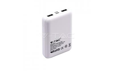 Powerbanka 10000 mAh bílá s displejem