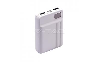 Powerbanka 10000 mAh bílá s displejem