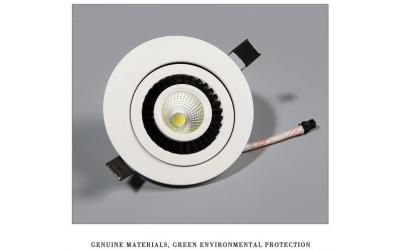 CALE LED downlight s otočným tělem 12 W teplá bílá bílé tělo