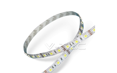 LED pásek 5050, 60 LED/m, studený bílý, krytí IP20