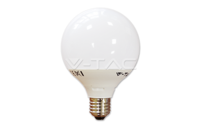 LED žárovka E27 koule G95 10 W teplá bílá 