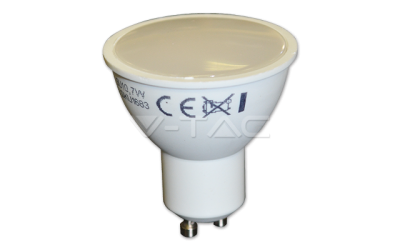 LED žárovka GU10 7 W teplá bílá 110° mléčný difuzor