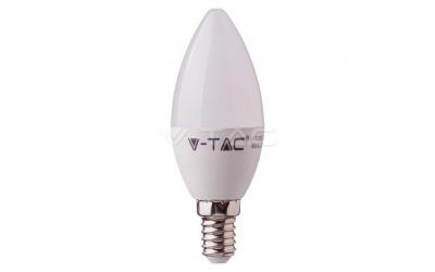LED žárovka E14 svíčka 5,5 W teplá bílá plastová 5-letá záruka