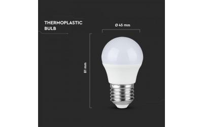 LED žárovka E27 G45 5,5 W denní bílá 5 let záruka