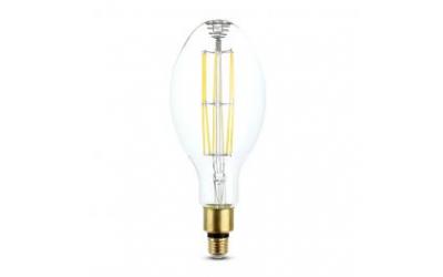 LED filament žárovka E27 24 W denní bílá s vysokým výkonem 160 lm/W ED120