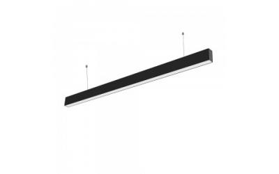 LED lineární  závěsné svítidlo 40 W 120 cm denní bílá černé