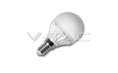 LED žárovka E14 hruška 4 W studená bílá