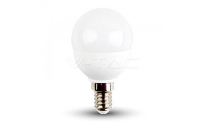 LED žárovka E14 hruška 5,5 W denní bílá