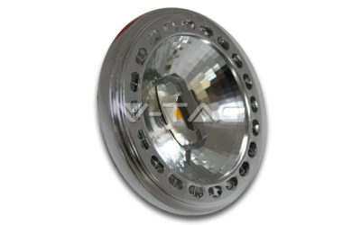 AR111 LED žárovka 15 W s paticí GX53 denní bílá, úhel 40° 12 V 