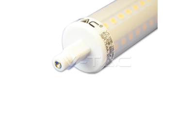 LED žárovka R7S 10 W teplá bílá plastová