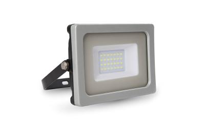 LED reflektor SMD SLIM 20 W teplá bílá, šedo-černý
