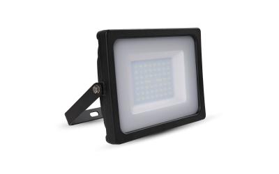 LED reflektor SLIM 50 W teplá bílá černý