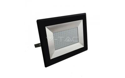 LED reflektor SLIM 100 W studená bílá černý