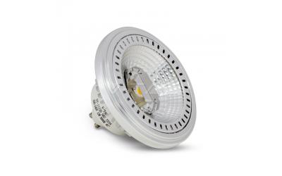 Stmievateľná AR111 bodová LED žárovka GU10 12 W teplá bílá 40° hliníková