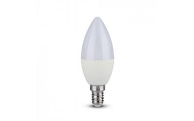 LED žárovka E14 svíčka 5,5 W s věrným podáním barev CRi 95+ denní bílá