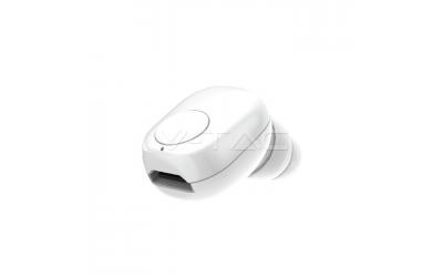Bluetooth mini headset 55 mAh bílá barva