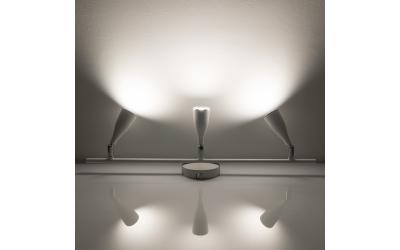 Nástěnný LED lustr 3 x 4,5 W denní bílá bílý 