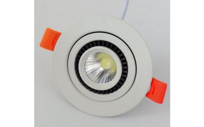CALE LED downlight s otočným tělem 12 W teplá bílá bílé tělo