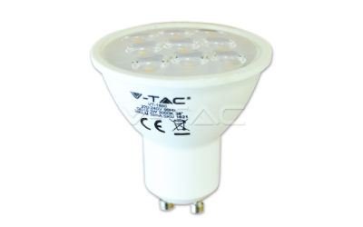 Bodová LED žárovka GU10 3W teplá bílá 38°ozdobní difuzor
