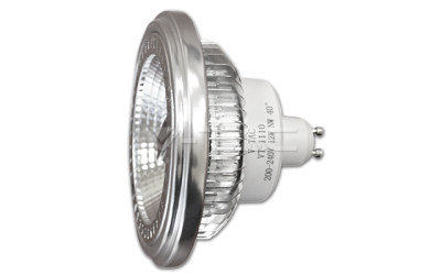 AR111 bodová LED žárovka 12 W denní bílá 40° hliníková