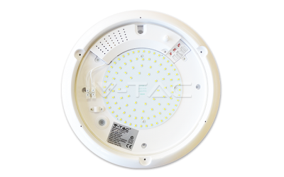 LED stropní svítidlo se senzorem 16 W denní bílá IP65 bílé