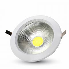 LED downlight kruh 30 W teplá bílá A++ vysokosvítivé