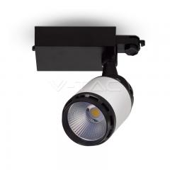 LED lištové svítidlo bílo-černé 35 W denní bílá 24°