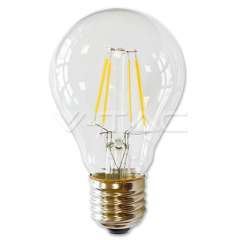 LED žárovka filament 4 W E27 teplá bílá stmívatelná číra