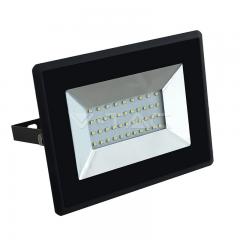 LED reflektor 30 W studená bílá černý