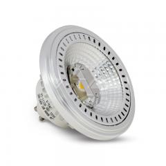 Stmievateľná AR111 bodová LED žárovka GU10 12 W teplá bílá 40° hliníková