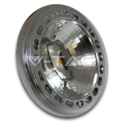 Bodová LED žárovka GX53 AR111 15 W denní bílá 20°12 V