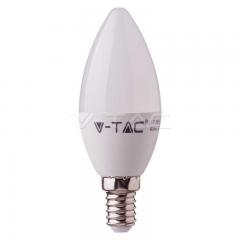 LED žárovka E14 svíčka 5,5 W teplá bílá plastová 5-letá záruka