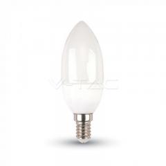 LED žárovka E14 svíčka 5,5 W studená bílá plastová 5-letá záruka