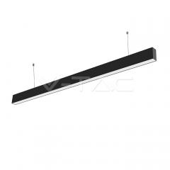 LED závěsné lineární svítidlo 40 W černé studená bílá 120 cm