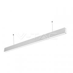 LED závěsné lineární svítidlo 40 W sivé denní bílá 120 cm