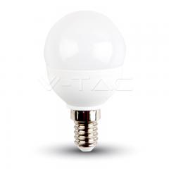 LED žárovka E14 hruška 5,5 W teplá bílá