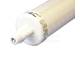 LED žárovka R7S 10 W teplá bílá plastová