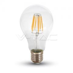 LED filament žárovka  E27 8 W studená bílá